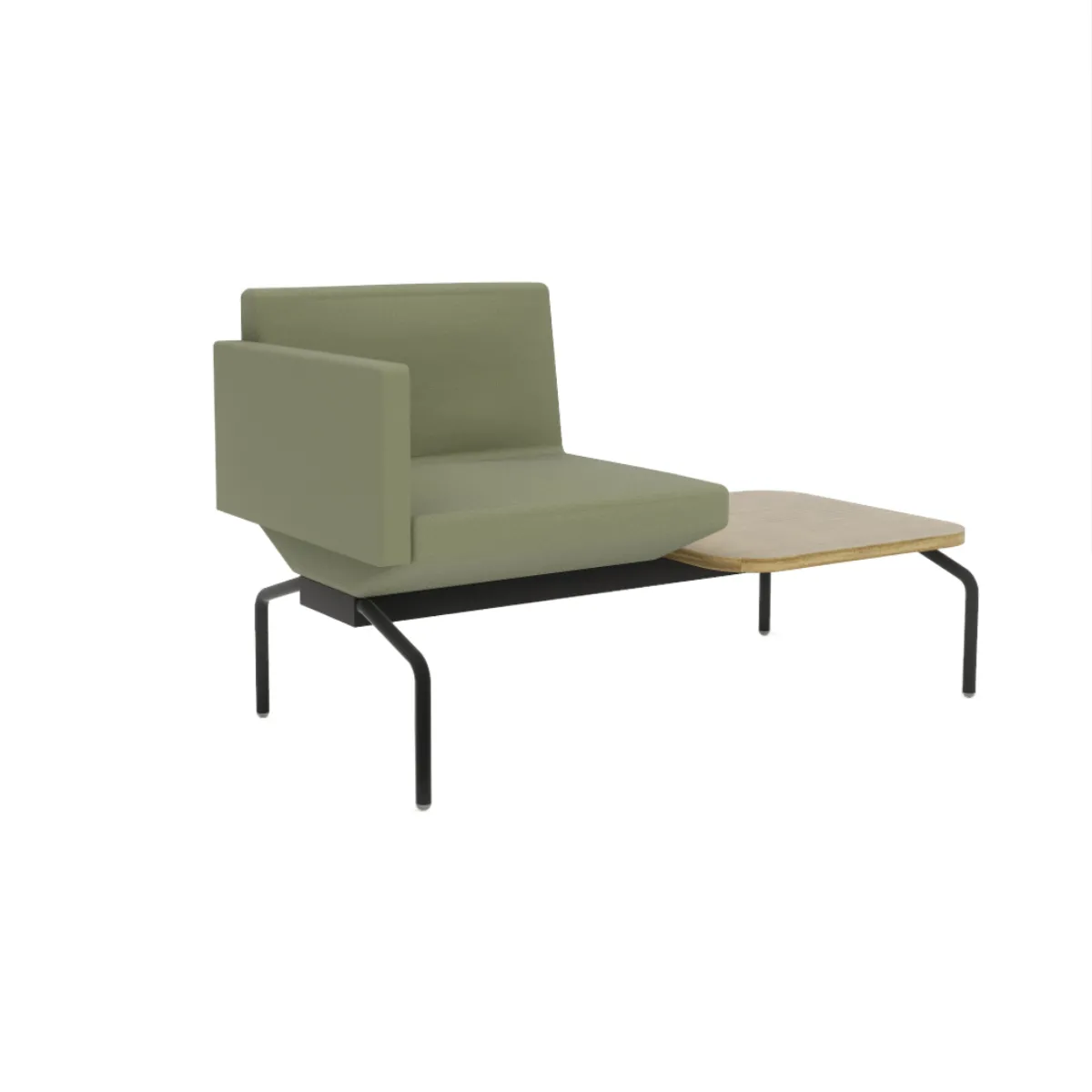 Poltrona Space com mesa lateral